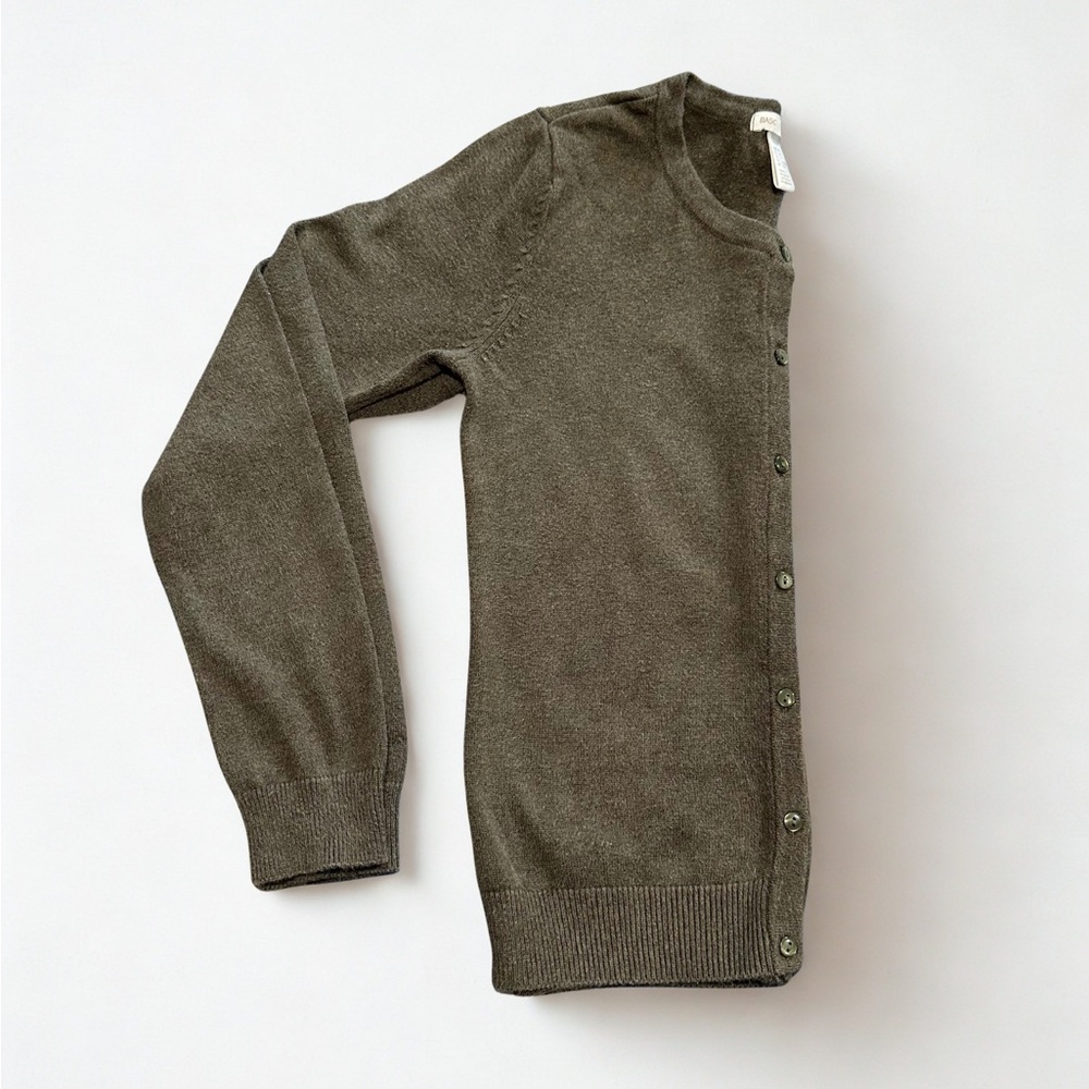 H&M Olive Green Classic Cardigan Sweater - Picture 3 of 4
